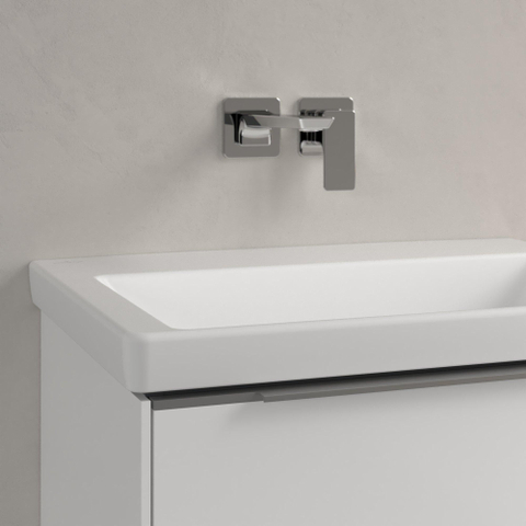Villeroy & Boch Subway 3.0 lavabo - 65x47x16.5cm - sans trou de robinet - stone white mat SW701043