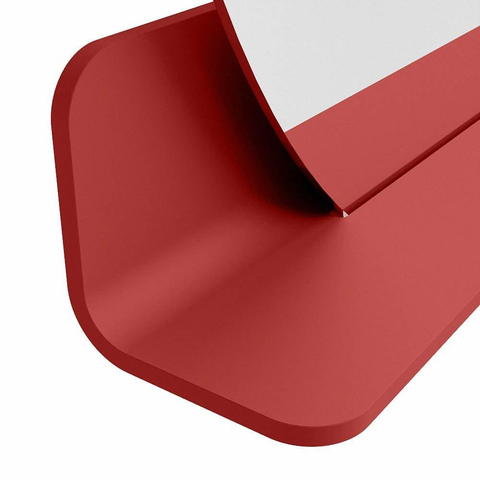 Mondiaz SPOT miroir – Ø 90 cm – avec tablette – Fire (rouge) SW1235527