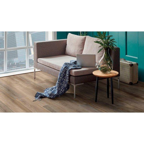 ÉCHANTILLON Ceralto Verano Oak Carrelage sol et mur 30x122cm 10mm rectifié R9 grès cérame Walnut SW976460