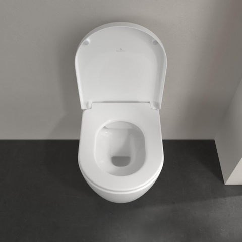 Villeroy & Boch Avento Pack WC suspendu DirectFlus avec abattant softclose et quickreleas ceramic+ blanc SW59910