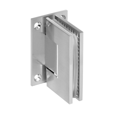 BRAUER Void porte de niche 2 parties verre clair 100x200 réversible avec porte battante 60 au mur incl. traitement anticalcaire du verre PVD coloris inox SW223759