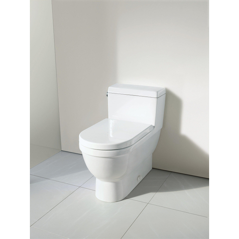 Duravit Universeel WC-zitting - 37.2x48.8x5.1cm - met softclose - met quickrelease Polypropyleen - wit 0314237