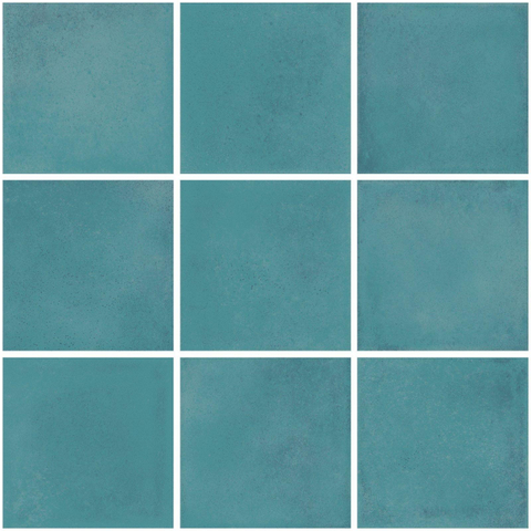 The Mosaic Factory Kasba mozaïektegel - 30x30cm - 6.5mm - vierkant - R10 - mat ocean blue (blauw) SW798759