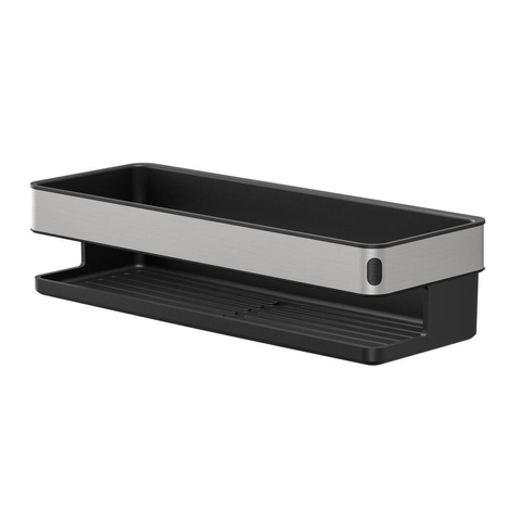 Tiger Cooper Douchemand - 28x11x7cm - zwart/geborsteld RVS SW771730