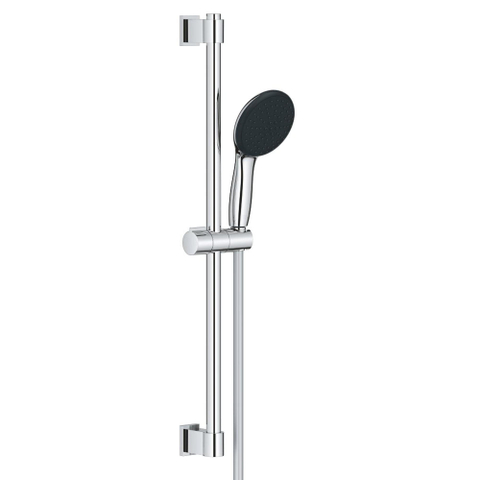 GROHE Vitalio Start 110 Ensemble barre de douche - 60cm - douchette ronde - 2 jets - flexible de douche lisse - chrome SW1028355