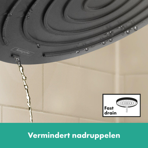 Hansgrohe Pulsify s Showerpipe - 2jet - ecosmart - met ShowetTablet - select - 400 - mat zwart SW651085