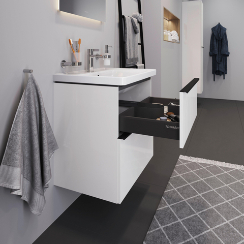 Duravit D-neo Meubelset - met wastafelonderbouwkast - met 2 laden - met softclose - 65x20x48cm - inclusief wastafel - mat wit SW641977