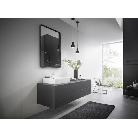 Hansgrohe Logis 1 greeps wastafelkraan - 70 LowFlow - met trekwaste - hoogglans chroom GA42178