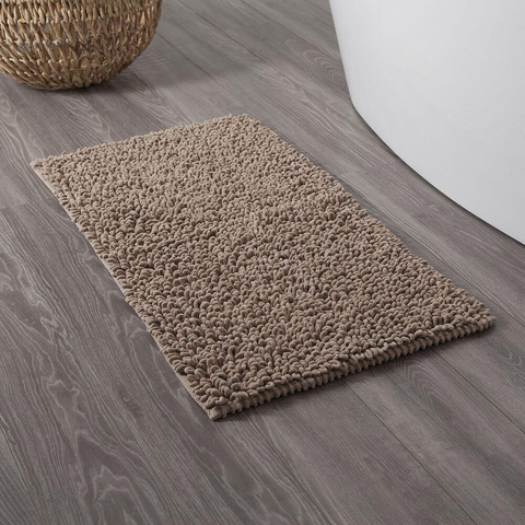 Sealskin Twist Tapis de baignoire 60x120cm polyester sable SW94575