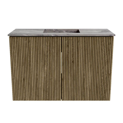 Mondiaz JOYA-DLUX Meuble de salle de bains 60cm - couleur Dusk - Vasque FAYE position Milieu 1 trou de robinet couleur Sombra. SW1426277