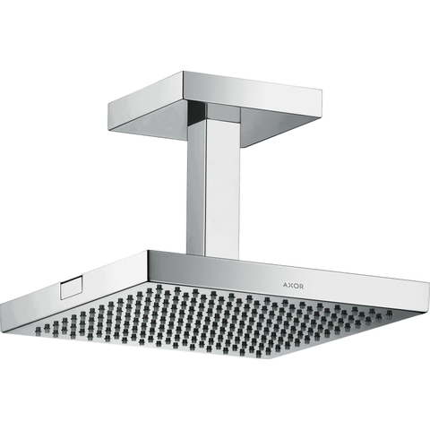 AXOR Starck douche de tête - 24x24cm - carré - plafond - 1 jet - chromé 0450869