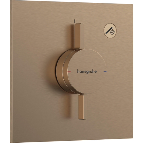 Hansgrohe DuoTurn E Inbouw mengkraan - voor 1 functie - geborsteld brons SW918680
