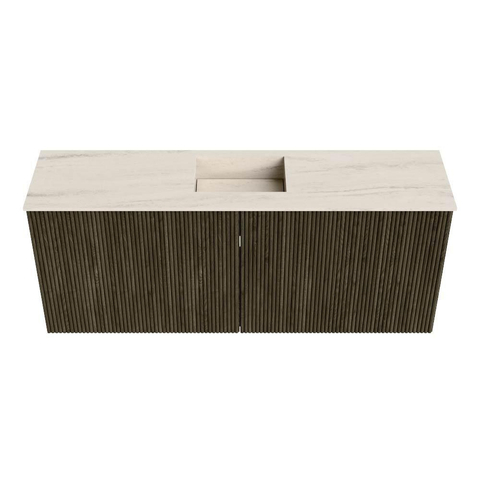 Mondiaz JOYA-DLUX 100cm toiletmeubel - kleur Shadow - Wastafel FAYE positie Midden 1 kraangat kleur Meli. SW1424883