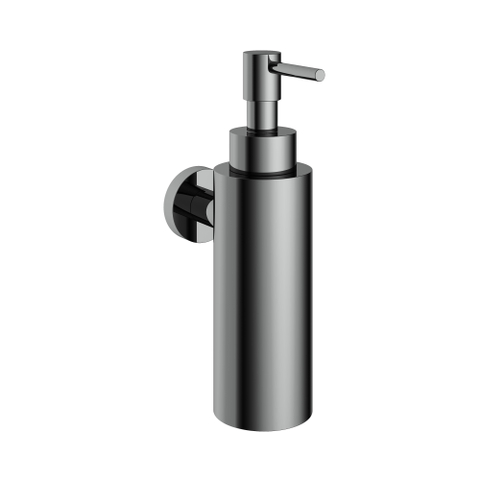 Hotbath Cobber zeepdispenser wandmodel zwart chroom SW73957