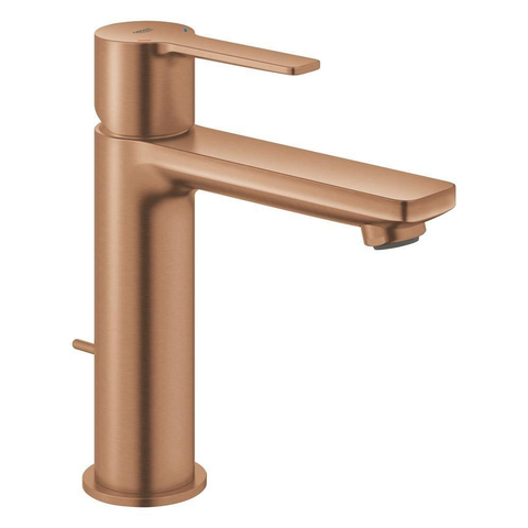 GROHE Lineare New wastafelkraan - s-size - met waste - geborsteld warm sunset (koper) SW1477558