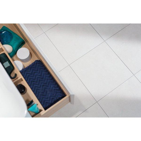 ÉCHANTILLON Ceralto Inlay Soft Carreau de sol et de mur 60x60cm 10mm rectifié R10 Pâte rouge Gris foncé SW914355