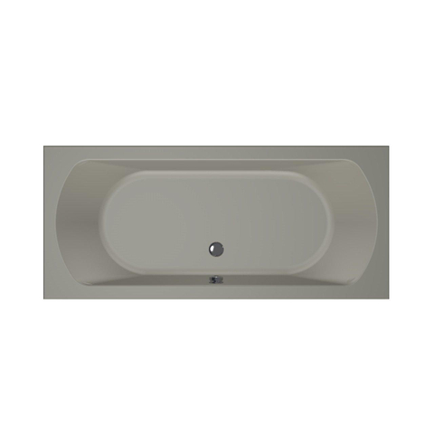 Xenz Lagoon Duobad - 180x80x53 - afvoer Midden - acryl - cement SHOWROOMMODEL SHOW26647