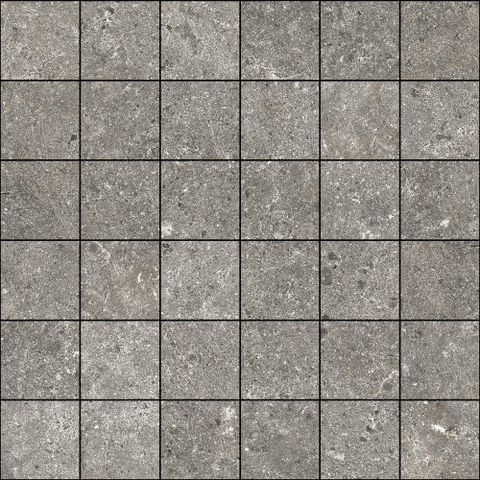 Terravito Larino Mozaïektegel - 30x30cm - 9mm - Grey mat SW1153391