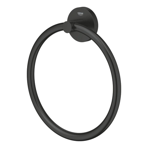 Grohe Start Handdoekring - diameter 18cm - matte black (mat zwart) SW924874