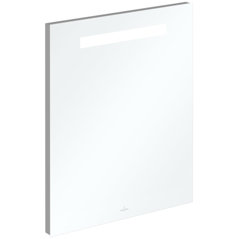 Villeroy & Boch More to see one spiegel - met geïntegreerde led verlichting - 50x60cm - inclusief bevestiging - Glass (glans wit) SW454446