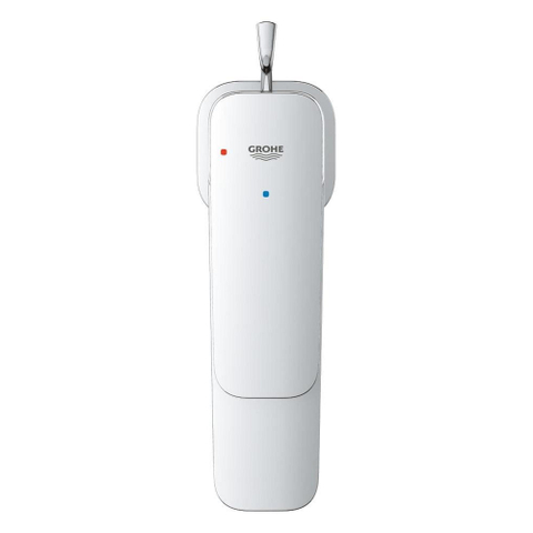 Grohe Cubeo Mitigeur de lavabo - taille XL - bec 16,1 cm - monotrou - pour vasque à poser - chromé SW1185547