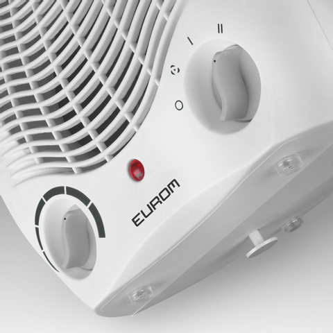 Eurom VK 2002 Chauffage ventilateur 13x22.3x25.6cm 2000watt Blanc SW486859