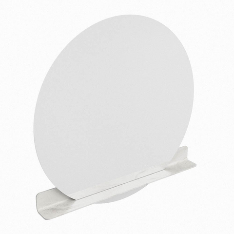 Mondiaz SPOT miroir – Ø 120 cm – avec tablette – Ostra (beige) SW1235666