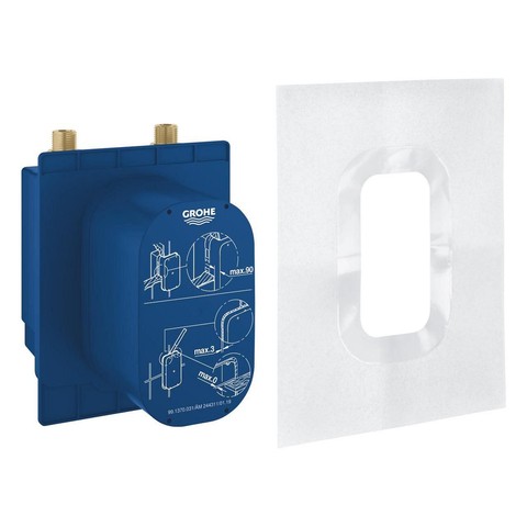 Grohe Eurosmart Cosmopolitan E Inbouwbox - voor infrarood opbouwsets - met 2 voorafsluiters - met menging SW439108