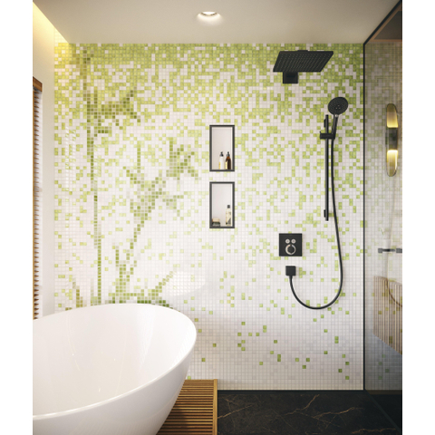 Hansgrohe Unica S Puro - glijstang 90cm - met isiflex B - doucheslang - 160cm - mat zwart SW297639