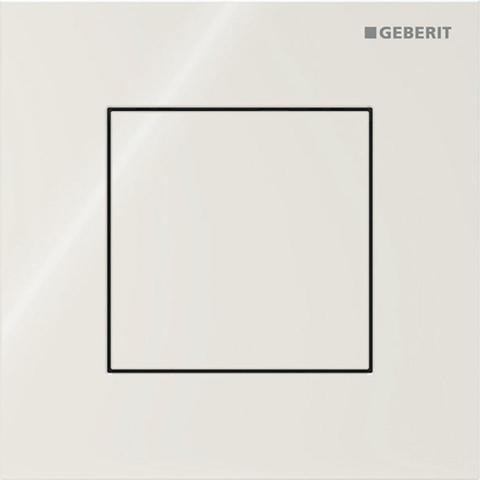 Geberit Type 40 urinioir bedieningsplaat - pneumatisch - vierkant - zand grijs (beige) SW1237482