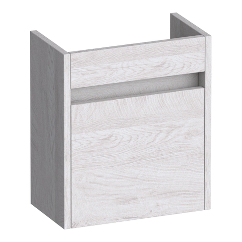 BRAUER Adore meuble sous-lavabo pour lave-mains - 40x45x22cm - avec 1 porte sans poignée ouvrant vers la droite Forest Seashell SW1198172