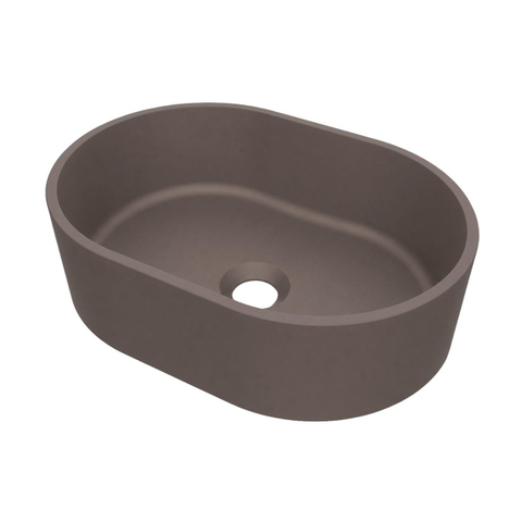 Arcqua Case Opbouw Waskom - ovaal - 40x28cm - mat mokka SW1584229
