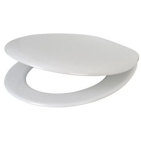 Plieger Smart toiletzitting - rond - softclose - wit SW419155