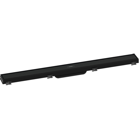 Hansgrohe RainDrain Match Douchegoot - 80cm - hoogte verstelbaar frame - mat zwart SW791695