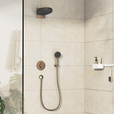 Hansgrohe DuoTurn S Inbouw mengkraan - voor 2 functies - geborsteld brons SW918587