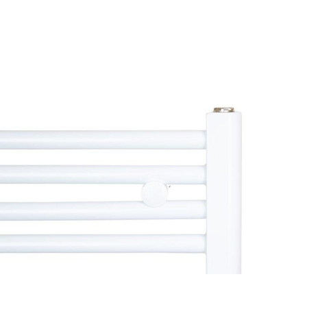 Plieger Elba Electrical Elektrische Designradiator - 94.2x60cm - met thermostaat - 500w - wit SW1027362