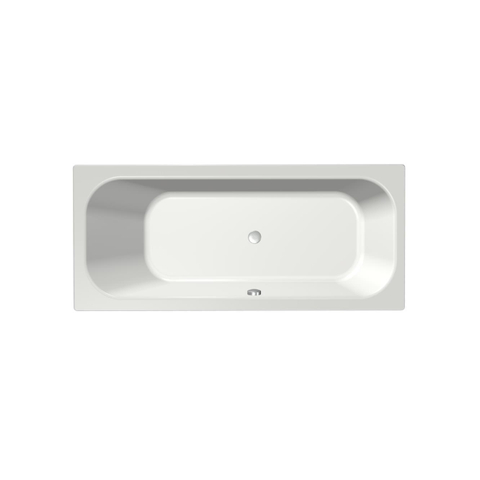 Xenz Aruba Ligbad - 170x75x48 - afvoer Midden - acryl - wit OUTLETSTORE STORE41967