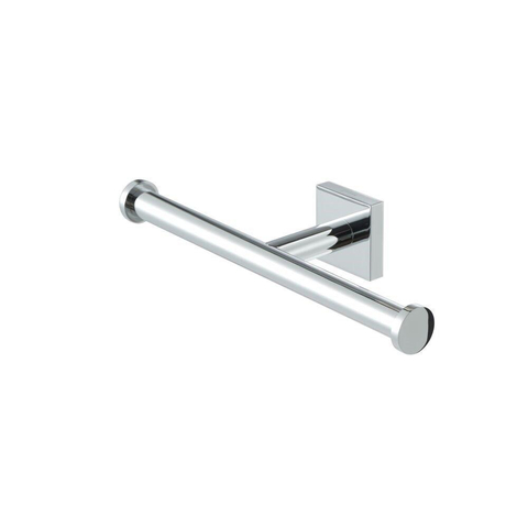 Geesa Nelio Porte-rouleau de papier toilette double sans couvercle Chrome GA46915