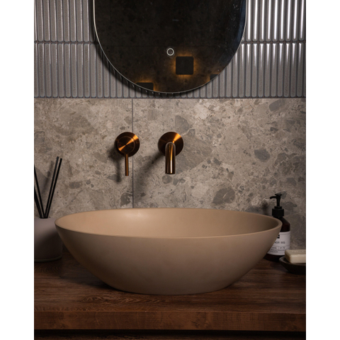 Zeza Element Waskom - 51x35.5x14.2 - solid surface - mat beige SW1208814