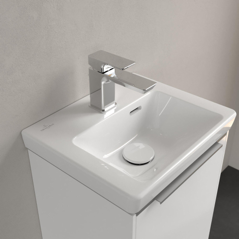 Villeroy & Boch Subway 3.0 fontein - 37x305cm - 1 kraangat - met overloop - White Alpine (glans wit) SW641673
