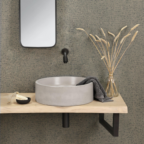 Differnz miroir – 28 x 75 cm – cadre étroit en aluminium – montage mural – Noir mat SW705533