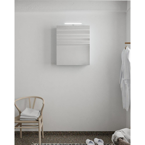 Mondiaz CUBB spiegelkast – 60x70x18 cm – 1 deur – Clay (lichtblauw/grijs) SW410518
