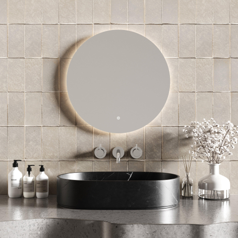 Hotbath cobber miroir 60cm, éclairage et chauffage du miroir inclus SW762071