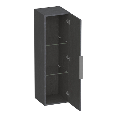 BRAUER Elevate armoire de salle de bains - 120x35x35cm - sans poignée rapportée - 1 porte - ouvrant à gauche ou à droite - Timber Grey SW1199996