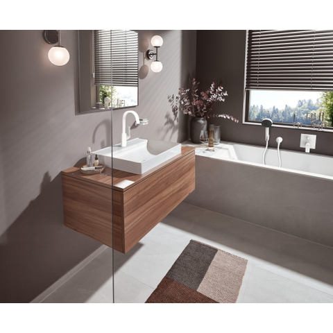 Hansgrohe VIVENIS 1 greeps - inbouw badmengkraan - inbouw - mat wit SW647117