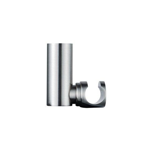 Fortifura Calvi Thermostatische badkraan - met ronde handdouche handdouchehouder en - metalen doucheslang - PVD - geborsteld RVS SW811980