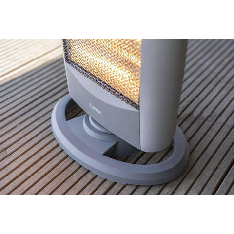 Eurom Safe-t-Shine compact 1200 Radiateur halogène 1200 watt 22x32x50cm gris SW486888