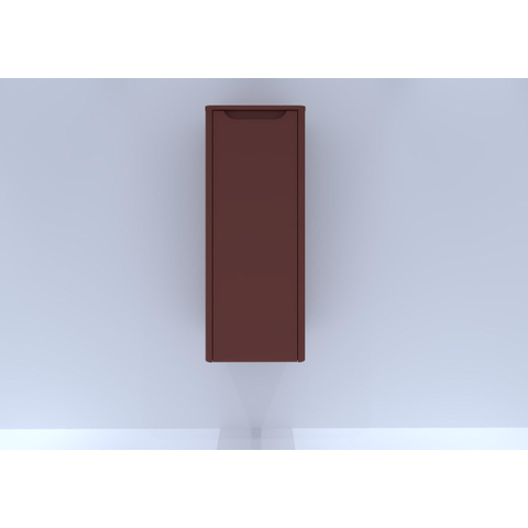 H&R Badmeubelen Juice Halfhoge Kast - 40x35x100cm - met ronde hoeken - 1 deur - linksdraaiend - terra mat SW875363