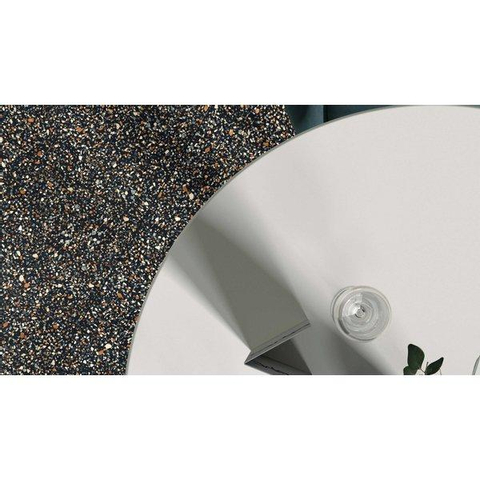 ÉCHANTILLON Ceralto Sienna Carrelage sol et mur 90x90cm 9mm rectifié R10 grès cérame Dots Multi noir SW911805