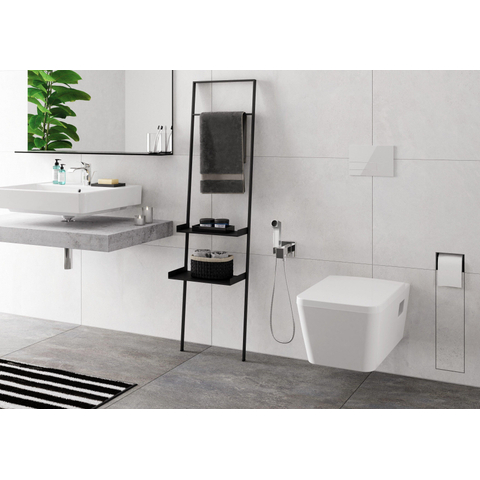 Hansgrohe VIVENIS 1 greeps wastafelkraan - 80 met trekwaste - hoogglans chroom SW642481